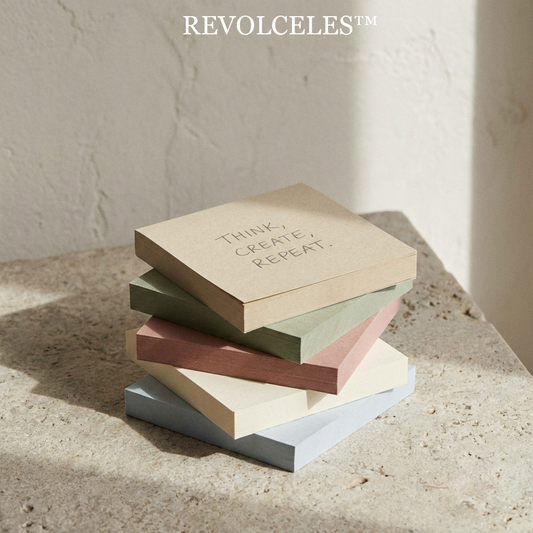 ≣ Revolceles THE MANTRA NOTE STACK-"Ideas are only as strong as the foundation they are built upon. A five-tier pedestal for the thoughts that drive your legacy."