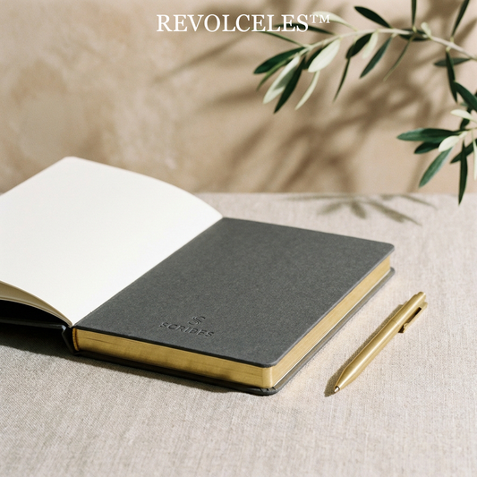 🖋 Revolceles THE GILDED ARCHIVE JOURNAL [ CLASS: ARCHIVAL ANALOG COMPANION ] "A vessel for the thoughts that outlast the day. Where the weight of history meets the precision of the modern hand."